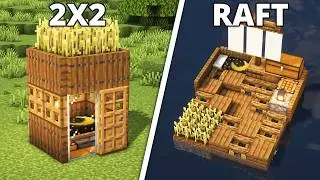 Minecraft: 3+ Simple Starter Bases!
