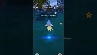 ✨💯 SHUNDO AZELF CAUGHT! The RAREST Legendary Pok&eacute;mon GO! 😱 #PokemonGO #Azelf #Shundo #viral #shorts
