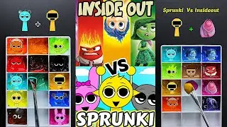 Sprunki vs Inside Out In EPIC Color Mixing Challenge