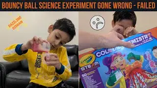 🔬 We Tried Making a Bouncy Ball with the Crayola STEAM Color Chemistry Lab Set&hellip; and It FAILED! 🤯😂