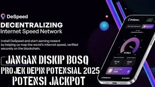 DESPEED!! PROJEK DEPIN PERTAMA DI DUNIA UNTUK LAPISAN DATA KECEPATAN INTERNET TERDESENTRALISASI🔥