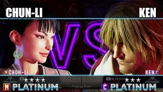 SF6 (M) Chun-li vs (C) Ken 11-Jan-2026 - Platinum Ranked Match