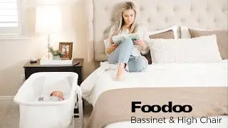 The Baby High Chair with 6 Different Products in 1 - Foodoo Bassinet & High Chair