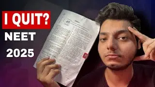 My NEET Score Dropped 631 to 0⁉️ I Reveal the SHOCKING Truth | My Neet 2025 Score | Future Plans⁉️