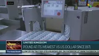 British pound falls to a record low against the dollar since 1971