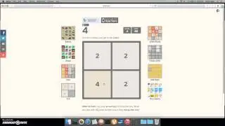 2048 2x2 - highest tile and score