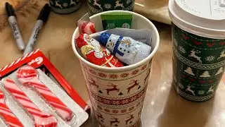 Easy Christmas Goody Bags | DIY Hot Chocolate Kit