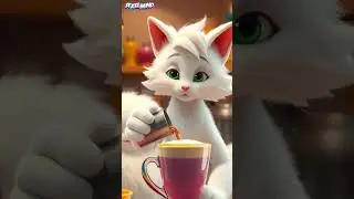 Coffee Clouds, the Cat Barista🐱☕️ #ai #shorts #story