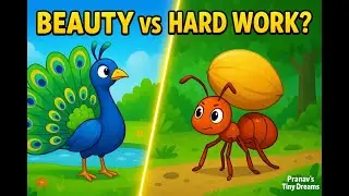 அழகா? உழைப்பா? | Lazy Peacock & Hardworking Ant | Moral Story for Kids | Tamil Fairy Tale
