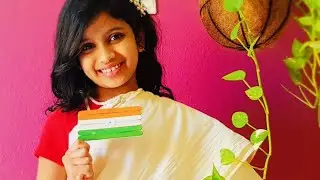 Independence Day/ Easy Flag making/AzAi&rsquo;s Vlog/DIY