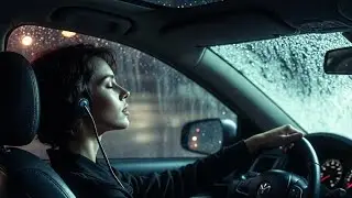 Deep House Music 🌧️🚘 Rainy Night Drive Over 1 Hour Relaxing Beats Behind the Windshield on Wet Roads