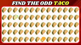 🍕FIND THE ODD ONE OUT EMOJI &ndash; FOOD EDITION 🍔 | Can You Spot the Different Food? | EMOJI QUIZ