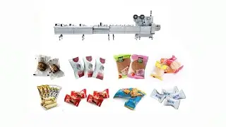High speed gummy flow wrapper machine | candy wrapper machinery | sweets wrapping machine