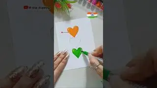 🧡🤍💚 indian flag drawing | #independenceday #drawing #ideas #creative #indian #flag #art #india