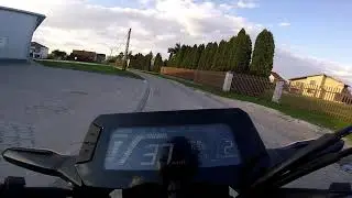 Honda CB125R Neo Sports Caf&eacute; 2021 jazda po dotarciu 1k km PL
