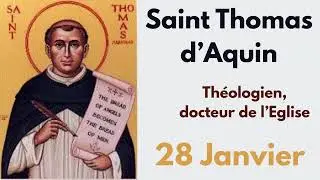 Saint Thomas d'Aquin, docteur de l'Eglise - Les saints du calendrier