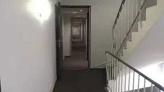 Hotel corridor, Hamar, Norway