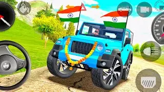 Modified Mahindra thar mp golden 🚗🚗 gadi bala game .Car games android 2025