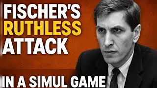 Fischer&rsquo;s Ruthless Attack in a Simul Game!