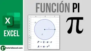 La funci&oacute;n PI en Excel &pi;