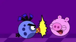 When You Steal the Wrong Birds Chocolate | Angry Birds OC animation | Bluebolt vs Pig - Sweet Theft!