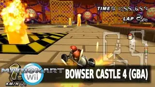Retro Rewind  - Bowser Castle 4 (GBA) | Mario Kart Wii | Ep. 156