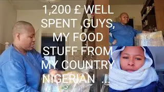  UNBOX WITH ME..1,200&pound;  WORTH OF NIGERIAN FOOD STUFF  WELL SPENT FROM MY COUNTRY 🇳🇬 #goviral  