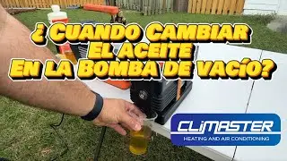 ¿Cuando debo Cambiar el aceite en una Bomba de Vacio? ¿Como saber el estado del aceite de la bomba?