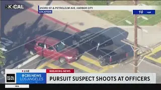 Suspect points gun at uninvolved driver in Harbor City