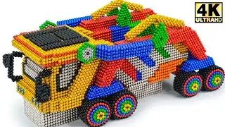 DIY - How To Make Tipper Truck from Magnetic Balls (ASMR) | Amazing Magnet