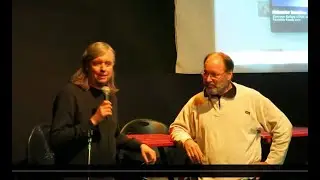 Brian Holmes, Steve Kurtz and Sarah Lewison at Argentiva (2014)