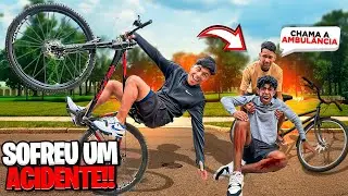 GABRIEL SOFREU UM ACIDENTE TENTANDO DAR GRAU!! *assista até o final para entender