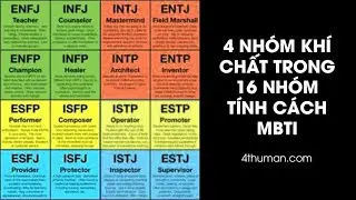 4 Khí chất trong 16 nhóm tính cách MBTI - Bạn thuộc nhóm khí chất nào trong MBTI? - 4T Human