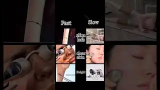 Fast vs slow glow up ✨️#glow #glowup #viral #glowuptips #explore #beautytiips