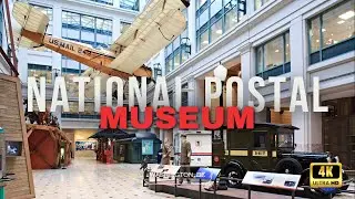 Smithsonian National Postal Museum 4K Walking Tour – Inside Washington DC’s Hidden Gem