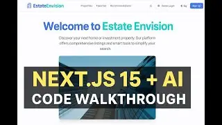 Estate Envision &mdash; Full-Stack Real Estate App with Next.js 15, MongoDB & ShadCN UI | Code Walkthrough