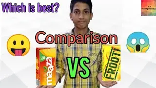 Comparison Mazza VS Frooti 😁 ।। Which is best ?