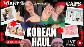 #live #kbeauty Huge Korean Makeup Haul 🎀Glass Skin Care|Winter Caps 🧢 #2026 Order Now 9310523192