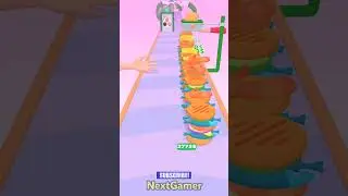 Burger Rush 3D 🍔Mobile Gameplay By NextGamer (Android,iOS) Level 10