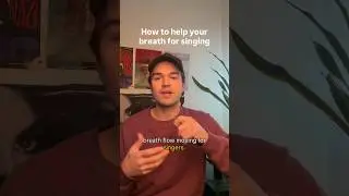 Improve your breathing for singing with this simple exercise #vocalcoach #singingtechnique #breathe