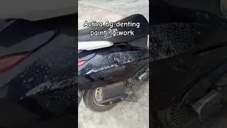 Activa 6g after denting painting | #autobics #automobile #modified