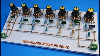 Equalizer Mixer Passive with Powerfull amplifier 1000W