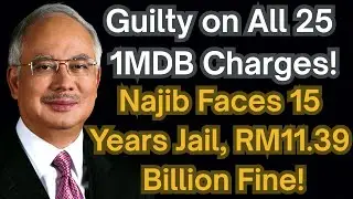 Признан виновным по всем 25 пунктам обвинения в деле 1MDB! Наджибу грозит 15 лет тюрьмы и штраф в...