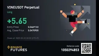 VINE +$5.65 in 3minutes (the real process of coin profit)