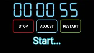 55Sce Timer| 1/55 seconds countdown clock timer| Stopwatch 55sec| &lrm;@SaimClock&nbsp;