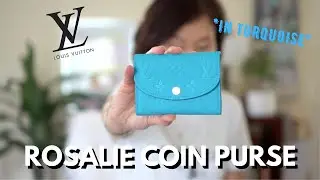 LOUIS VUITTON ROSALIE COIN PURSE | 🌟new TURQUOISE 💙Empreinte leather 🌟