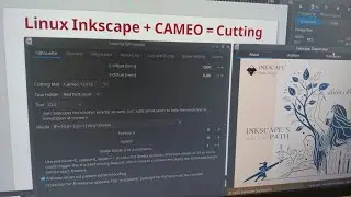 Cameo Silhouette 1-5 Cutting with Linux Inkscape 1.4 - Add this extensions