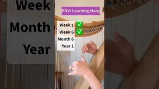 Harp Playing IMPROVEMENT in Just 1 Year