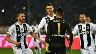 GESTO PROVOCATORIO DI RONALDO SU ICHAZO DOPO IL GOL ▪ Torino-Juve 0-1