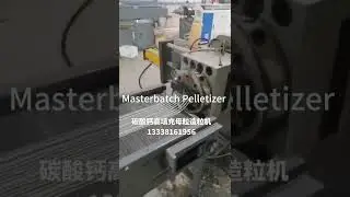 Masterbatch Pelletizer Calcium Carbonate High-Filled Masterbatch Granulator TEL: 86 13338161956